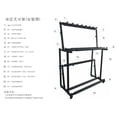 thumbnail image 4 of Guitar Stand Rack for Multiple Guitars, 14 Holder Double Layer Metal Guitar Stand, Guitar Rack for Classical Acoustic, Electric, Ukulele, Bass Guitar, Violin, 4 of 8
