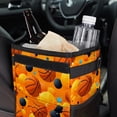 thumbnail image 6 of Basketball Car Garbage Can - Foldable, with Lid, Leak-proof, Hanging Storage Bag - Trash Can for Car, Car Trash Bin, 6 of 6