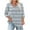 Gray, variant on Plus Size 3/4 Sleeve Tops for Women Trendy Casual V Neck Striped Print Graphic Tee Loose Fit Summer Fall Tshirts (XL, Wine)