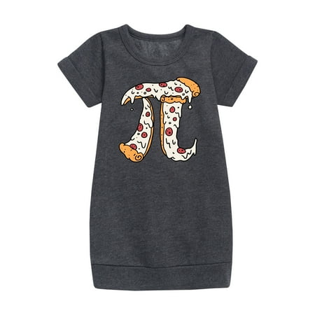

Instant Message - Pizza Pi - Toddler And Youth Girls Fleece Dress