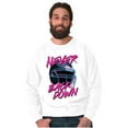 thumbnail image 3 of Football Jock Helmet Never Back Down Men's Big & Tall Crewneck Sweatshirt Brisco Brands 4X, 3 of 5
