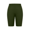 thumbnail image 6 of snilers Womens Plus Size Yoga Shorts Ribbed Seamless Strech Legging Elastic Waist Workout Gym Athletic Long Shorts L-5XL, 6 of 8