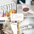 thumbnail image 3 of Power Perch Single Wall Outlet Shelf - Home Wall Shelf Organizer for Outlets. Perfect for Bathroom, Kitchen, Bedrooms with Cord Management and Easy Installation. Almond 2-Pack, 3 of 9