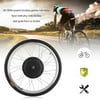 48V 1000W Powerful 26 Inch Front Wheel E-Bike Conversion Kit Electric Bicycle Motor Set Cycling Bike Accessories, Black