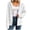 White, variant on Vibrex Women's Drawstring Zip Up Cute Hoodies Fall Jacket Oversized Casual Sweatshirts with Pocket Women's Solid Color Casual Long Sleeve Sweatshirts Fall Spring Track Jackets Travel Trendy Clothes