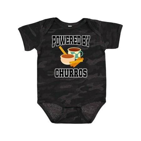 

Inktastic Powered by Churros and Chocolate Gift Baby Boy or Baby Girl Bodysuit