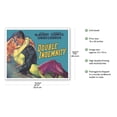 thumbnail image 2 of Double Indemnity - Starring Fred MacMurray and Barbara Stanwyck - Vintage Film Noir Movie Poster c.1944 - Fine Art Matte Paper Print (Unframed) 16x20in, 2 of 4