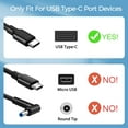 thumbnail image 3 of USB-C Type C Laptop Charger 45W for Lenovo Chromebook C330 S340 100e 300e 500e C340 S330 2nd Gen, ThinkPad Yoga T480 T480s T580 E490 E580 C630 C940 C740 S730 730S 720 910 AC Adapter Power Supply Cord, 3 of 7