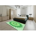thumbnail image 4 of Ahgly Company Indoor Rectangle Patterned Jade Green Area Rugs, 2' x 5', 4 of 6