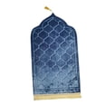 thumbnail image 2 of veasfak Prayer Mat Holiday Gifts Comfortable Blanket Woven Turkish Rugs for Bedroom Cafe Blue, 2 of 9