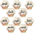 thumbnail image 2 of Monstrate Paquete de 10 tarjetas de lugar para sentarse mano de obra accesorios de vacaciones ornamento de vacaciones suministros de boda dulce Kits de decoración para fiestas, 2 of 6