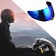 thumbnail image 4 of Casco Visor Cascos Lente Anti Scratch Accesorios de motocicleta Cara completa Anti UV Shield Visor Cubierta protectora de repuesto para HJ-20MC C70 D Soledad Lente de cascos, 4 of 5