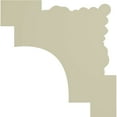 thumbnail image 4 of 9 3/8"W x 9 3/8"H Valeriano French Ribbon Panel Moulding Corner (matches moulding PML02X00VA), 4 of 7
