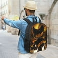 thumbnail image 5 of Bendy And The Ink Machine Backpack, Large Capacity 17 Inch Laptop Backpack, Durable Casual Daypack, Water Resistant, 17.3x12.2x5.5 Inch, 5 of 8