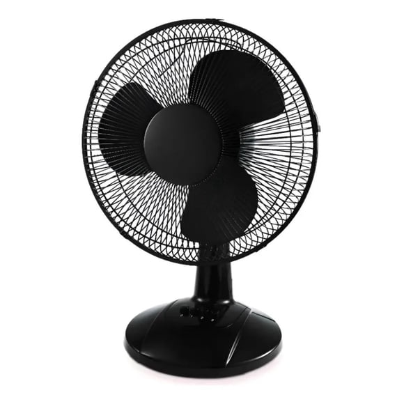Ventilador Oscilante de Escritorio Mainstays 3 Velocidades Compacto y Silencioso 12” (30 cm)
