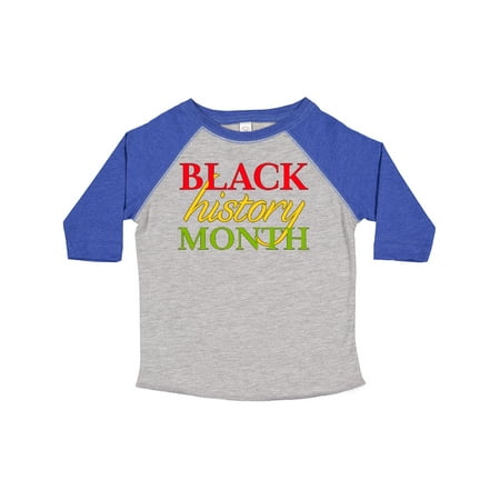 

Inktastic Black History Month- Red Green Yellow Gift Toddler Boy or Toddler Girl T-Shirt