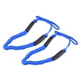 thumbnail image 1 of 2pcs Blue 3.5-5.5ft Bungee Dock Line Absorbing Shock Cords Mooring Stretch Rope Fit For Boat Ship Kayak ,Easy to Operate, 1 of 6