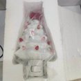 thumbnail image 4 of FYHALE Christmas Love Christmas Tree White Ceramic with LED Lights Innovative Ceramic Tree Decorations Christmas Night Lights, 4 of 6