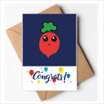 thumbnail image 1 of Cute Cartoon Radish Sle Face Wedding Cards Congratulations Greeting Envelopes, 1 of 3