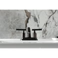 thumbnail image 3 of Kingston Brass KB8615CKL Kaiser Double-Handle 4" Centerset Bathroom Faucet with Pop-Up Drain, Oil Rubbed Bronze, 3 of 7