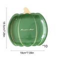 thumbnail image 3 of Pumpkin Paper Plates | Set of 10 Orange 7-Inch Disposable Dessert Plates for Thanksgiving & Fall Parties | Festive Tableware for Kids & Adults, 3 of 6