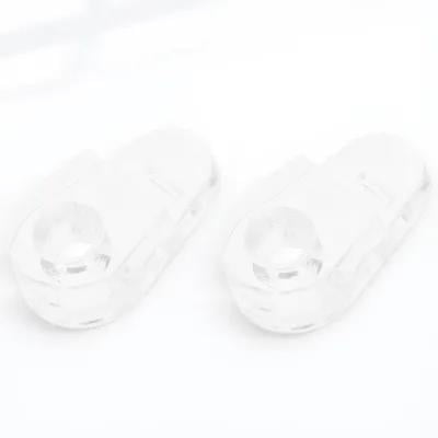 Niceauty 20Pcs Cabinet Door Glass Holders Plastic Transparent for Handyman Home Improvement