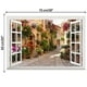 thumbnail image 5 of Pegatinas de pared de ventana falsa, ventanas de apertura falsa, murales de pared con paisaje, paisaje de ventana falsa para decoración del hogar, , 50cmx70cm, 5 of 5