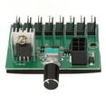 thumbnail image 2 of Fan Splitter Controller Hub, PWM 8 Channel Computer Fan Controller Hub 6pin Interface NKFV8 1 PCB Material  for Office, 2 of 7