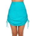 thumbnail image 5 of Sociala Women Solid Swim Skirt with Brief Skirted Swimsuit Bottom Tankini Shorts, 5 of 5