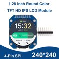 thumbnail image 4 of Módulo de pantalla LCD a color de 128 pulgadas GC9A01 HD IPS adaptador de pantalla redonda placa PCB, 4 of 9