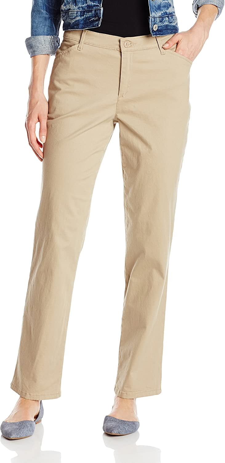 Women's Relaxed Fit Straight Leg Pant - Walmart.com