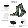 thumbnail image 4 of Rocae Geometric Dinosaur for Adult Socks Casual Athletic Stretchy Loose Socks for Women Men Non-Slip Middle Tube Socks, 4 of 7