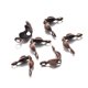 thumbnail image 1 of Ounissouiy Conectores de joyería de 200 Uds., cuentas de engarce de hierro, cuentas Multicolor DIY, extremo de cadena de bolas suficiente para suministros Artesanía Cobre Antiguo Ounissouiy HA061130-07, 1 of 6