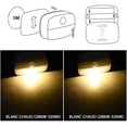 thumbnail image 4 of Luz nocturna LED automática, lámpara de pared con sensor de movimiento autoadhesivo, lámpara de pared para baño, lámpara de pared para dormitorio, luz nocturna con sensor, 2 piezas, 4 of 5