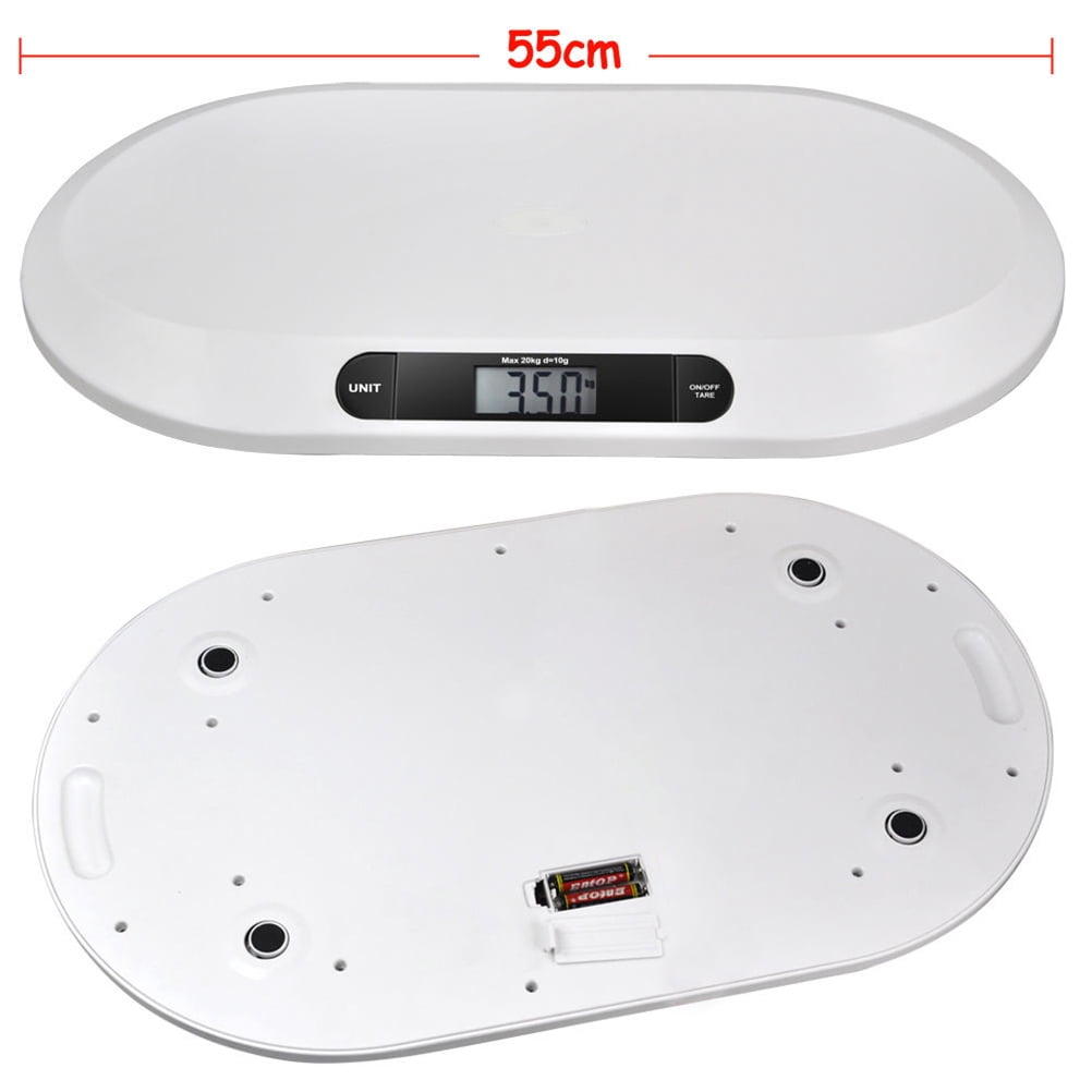 LULULION Weight Scales Bathroom Smoothing Multi-Function Pet Scale White 1Pack
