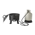 thumbnail image 2 of Mainstays Portable Propane Gas 50,000 BTU Fire Pit, Black, Steel Frame, 2 of 10