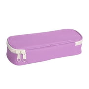 Back to School Savings! Uhuya Pencil Case Oxford Cloth Pencil Case Large Capacity Student Pencil Case Purple