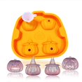 thumbnail image 3 of Moldes para cubitos de hielo, fabricante de cubitos de hielo en forma de calabaza, bandeja de cubitos de hielo de silicona, bandejas de hielo, 3 of 5