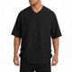 thumbnail image 2 of Camiseta de Manga Corta Color Sólido Casual Suelto Transpirable Cuello en V Top para Hombres, 2 of 9