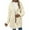 Beige, variant on JINGWANGYHBD Fall Savings Winter Jackets for Women Soft Sherpa Coats Cozy Fuzzy Fleece Jacket Warm Thicken Coat Jacquard Hooded Outerwears with Pockets