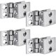 thumbnail image 1 of 4 bisagras para puerta de vidrio, bisagras de clip para muebles de cocina, vitrina, ducha, soporte de cobre de 0 grados para puerta de armario, ángulo abierto, 1 of 4
