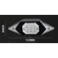 thumbnail image 5 of Luz azul para bicicleta, luces intermitentes, luces traseras LED impermeables recargables por USB con control remoto inalámbrico, 5 indicadores de modo, 5 of 5
