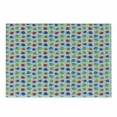 thumbnail image 1 of Coffee Cutting Board, Colorful Mugs with Different Patterns Filled with Hot Beverage Caffeine Drink Aroma, Decorative Tempered Glass Cutting and Serving Board, Small Size, Multicolor, by Ambesonne, 1 of 1