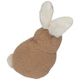 thumbnail image 6 of 9" Tawny Brown and White Plush Rabbit Easter Tabletop Figurine, 6 of 7
