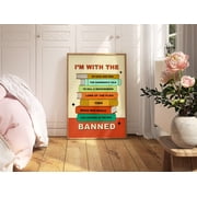 Banned Books Literary Gift Book Lover Gift Literary Vintage Books School Book Lover Gifts For Readers