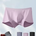 thumbnail image 5 of Jalioing Men's Lightweight Underwear Breathable Solid Color Seamless Boxer Trunks Soft Comfortable Underpants for Men, 5 of 9