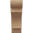 thumbnail image 2 of 8"W x 16"D x 24"H Classic New Brighton Rough Cedar Woodgrain TimberThane Corbel, Primed Tan, 2 of 6