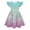 Light Purple, variant on WOYY Big Girls Summer Sequin Allover Print Dress with Flutter Sleeves, Sizes 8-15