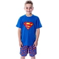 thumbnail image 2 of DC Comics Ensemble de Pyjama à Manches Courtes Logo Superman pour Grands Garçons (10/12) Bleu, 2 of 2