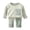 Light Green, variant on Gerichy Baby Boys Girls Plaid Set Round Neck Long Sleeve Cotton Tops Shirts Set Winter Home Elastic Waist Pants Comfy Lightweight 9M-12T